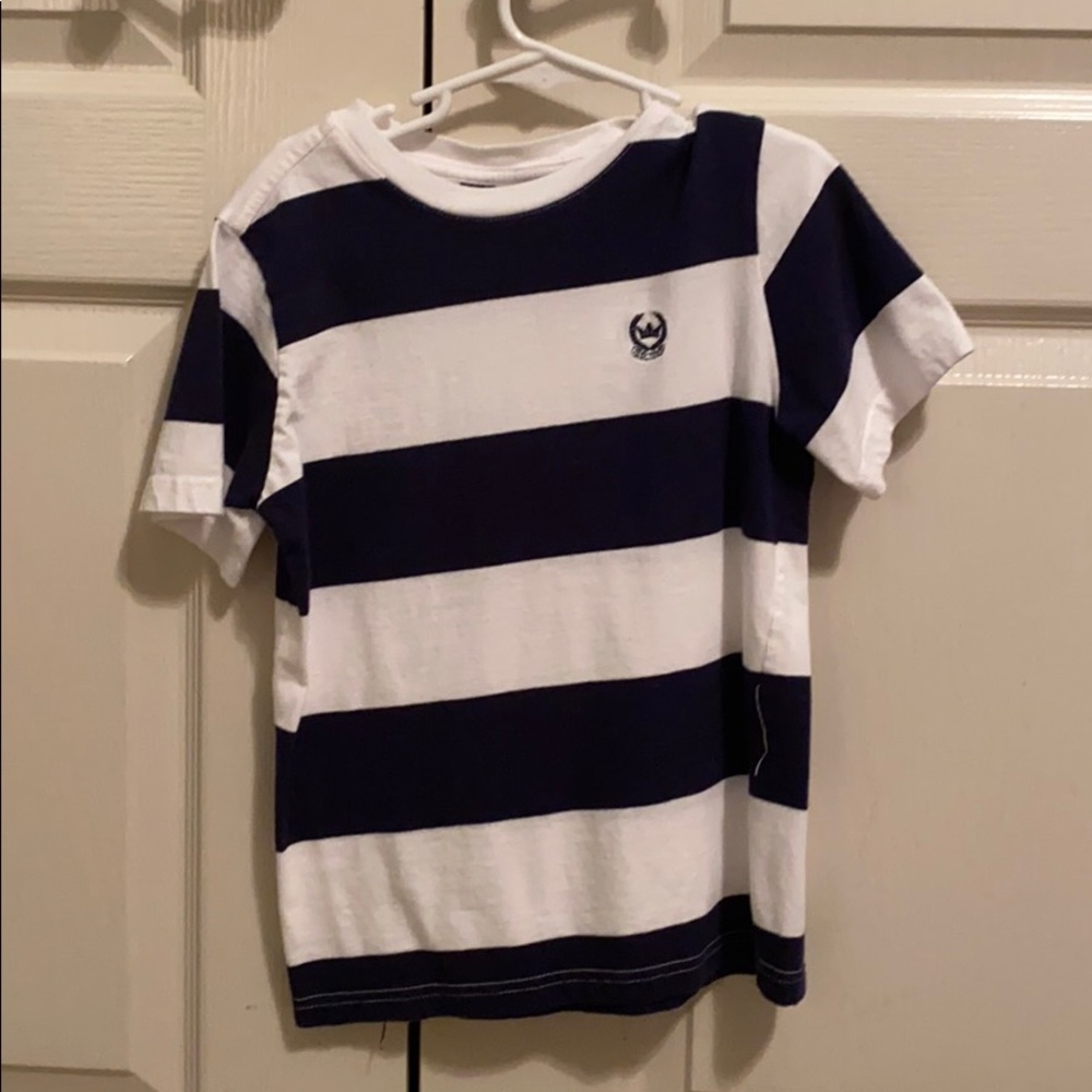 Striped Youth Boy's Class Club (Polo) T-Shirt